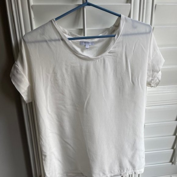 Reiss Silk front White top - Picture 1 of 5